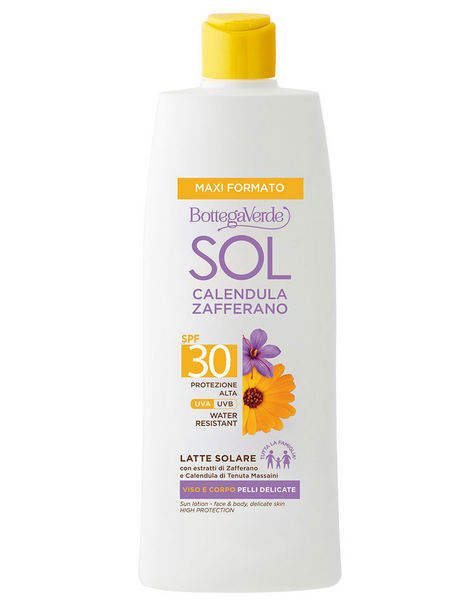 Lapte cu protectie solara SPF30 SOL Calendula Zafferano