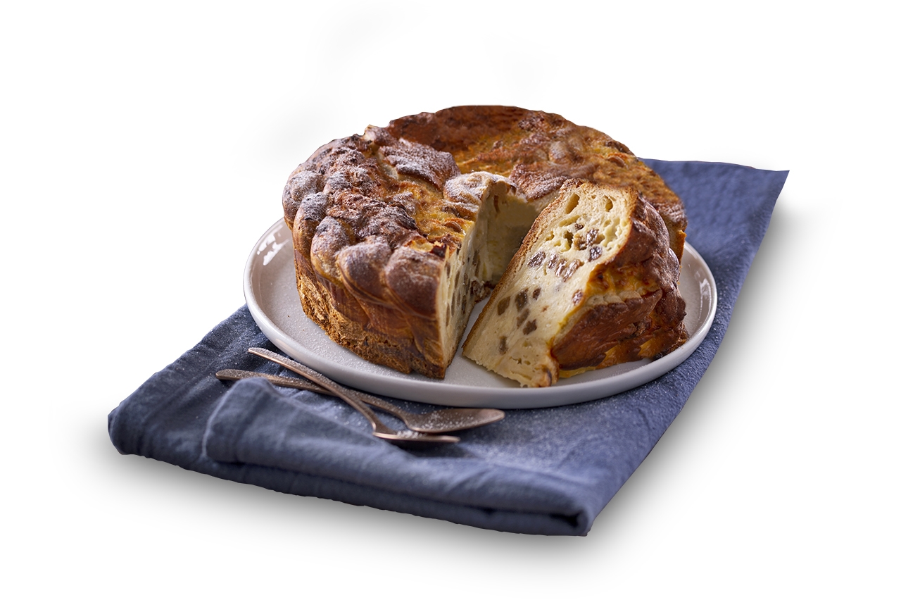 Pasca cu branza dulce si stafide
