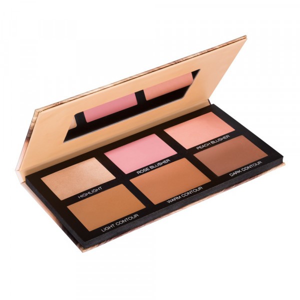 Paletă pentru conturarea feței Seventeen Make-up Essentials