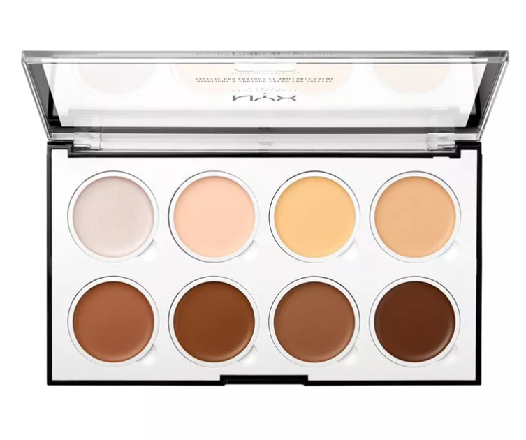 Paletă pentru conturarea feței NYX Professional Makeup
