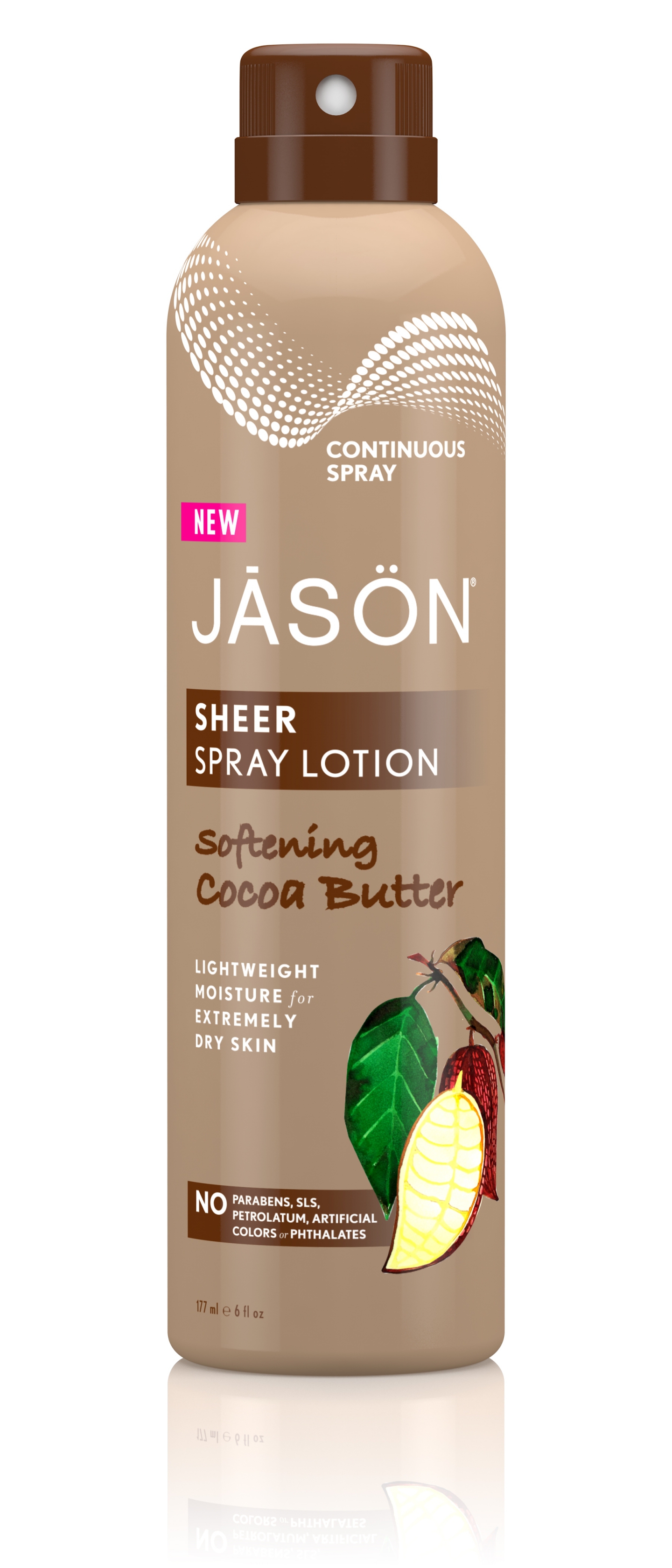 Spray de corp Jason cu unt de cacao