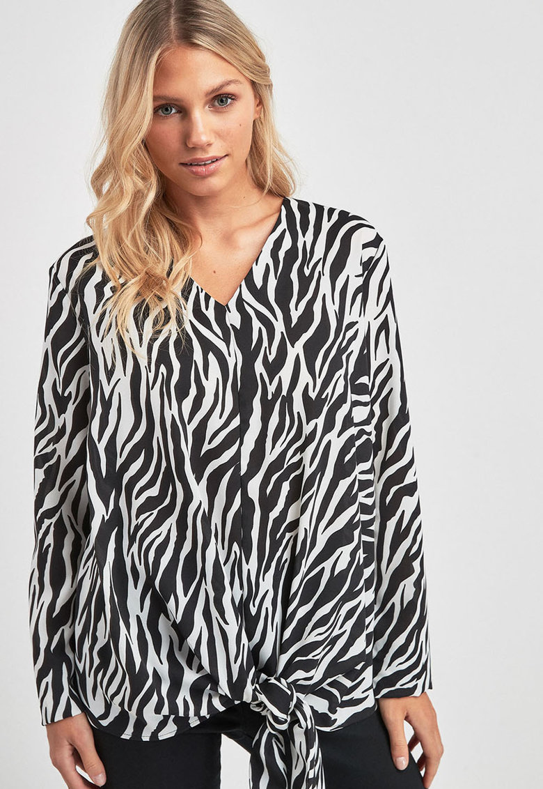 Bluză cu print zebra